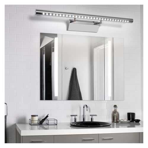 Aplique LED de pared de acero inoxidable con interruptor para el espejo del baño 3