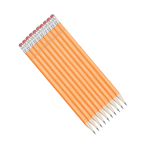 NUOBESTY 10pcs Stacker Swap Wooden Pencils Boys and Girls Writing Pencils Eraser Toy