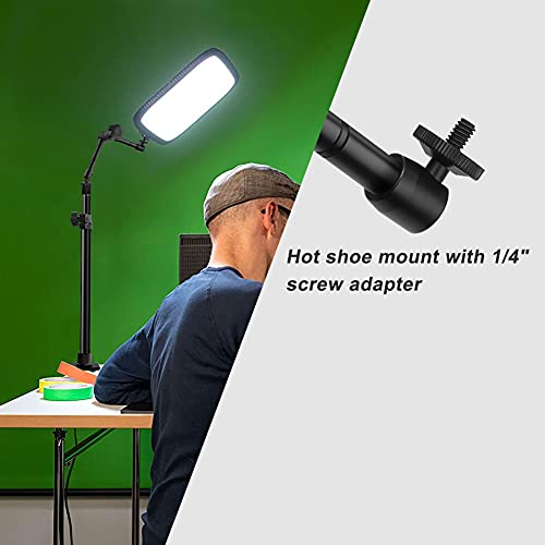 Obeamiu Camera Desk Mount Stand, 11 Inch Magic Arm With 1/4" Screw Thread, 15.5-25.5 Inch Tabletop Clamp Mount Stand For Dslr Camera Rig/Ring Light/Self Broadcasting /Live Streaming/Online Working #TOP3