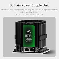 Beelink ME Mini PC, Desktop NAS Intel N95 12GB LPDDR5 64GB eMMC, 6 x M.2 SSD-Steckplätze, Dual 2,5G LAN, WiFi 6, BT5.2, Windows 11 Home Dateiserver/NAS-Speicher/Netzwerkspeicher – Ansicht 8