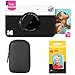 KODAK: Paquete básico de cámara instantánea Printomatic (Negro) + Papel Zink (20 Hojas) + Funda cómoda .