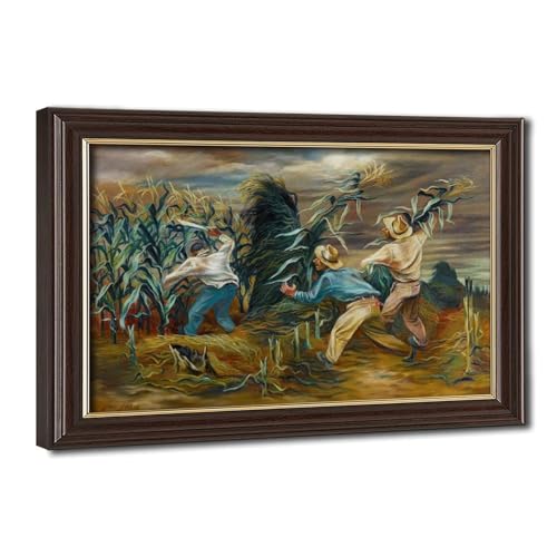 Impression sur toile Corn Fields Joe Jones décoration murale salon bureau