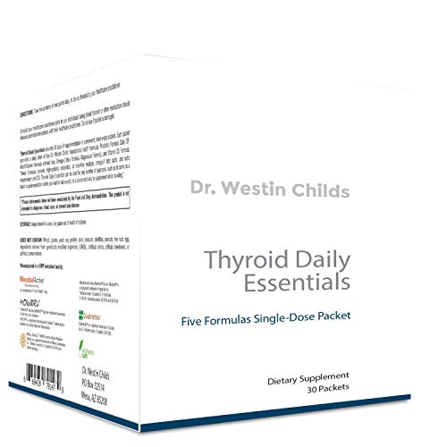 Dr. Westin Childs - Thyroid Daily Essentials - Thyroid Multivitamin with Fish Oil, Probiotics, Vitamin D, Magnesium & More, GMP Certified, Non-GMO, 30 Day Supply