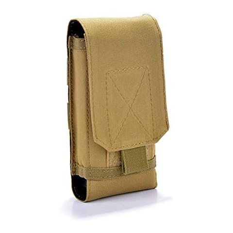 Tactical MOLLE Smartphone Holster, Universal Army Mobile Phone Belt Pouch EDC Security Pack Carry Accessory Kit Blowout Pouch Belt Loops Waist Bag Case For iPhone SE 5S Samsung Galaxy S4 mini Cover