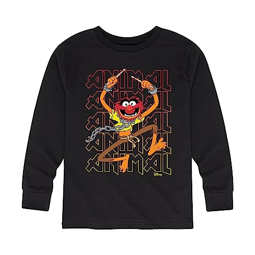 Disney The Muppets - Animal Stacked - Toddler and Youth Long Sleeve Graphic T-Shirt - Main Image