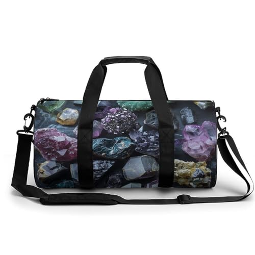 Sac de voyage de nuit en toile blanche pour transporter minéraux et vêtements