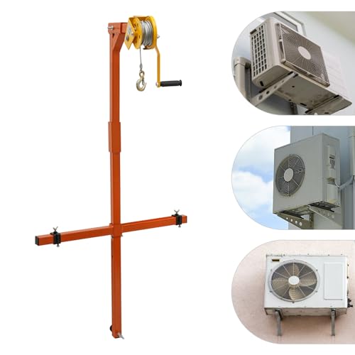 Grúa de elevación para aire acondicionado desmontable: herramienta portátil de 15m y carga 330 LB 6