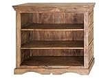 Wildeiche massiv geölt MASSIVMOEBEL24.DE Massivmöbel Kolonialstil Palisander geölt Regal Sheesham grau Kolonial massiv Holz Möbel LEEDS #15