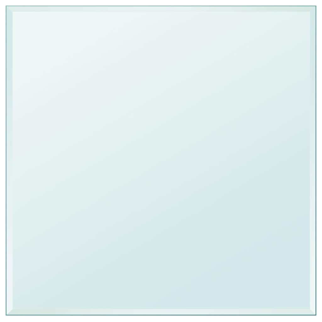 GOLINPEILO Square Table Top Tempered Glass Replacement Table Top, Square Tempered Glass Kitchen Table Top Multipurpose for Dining,Restaurant Table,
