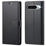 FLIPALM Wallet Case for Google Pixel 10 Pro XL 5G, RFID Blocking Credit Card Holder, PU Leather Folio Flip Kickstand Protective Shockproof Cover for Pixel 10 Pro XL(Black)