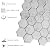 Tenedos Carrara Marble 2 inch Hexagon Mosaic Tile Honed for Kitchen Backsplash Bathroom Floor and Wall Shower ((Box of 4 Sheets))