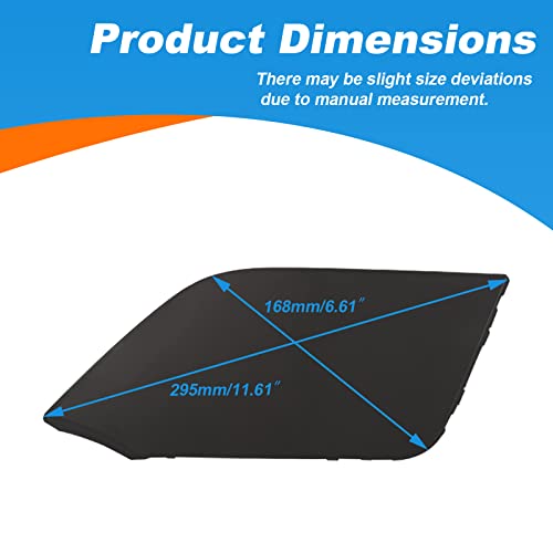 Czshiyue Front Bumper Tow Hook Cover Fit For Nissan X-Trail T32 Rogue 2017 2018 2019 2020 Towing Eye Cap 622A0-6Fl0H (White, Left Driver Side) #TOP5