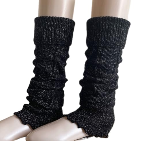 Image of Knitted Leg Warmers,womens leg warmers,Socks Long Yoga Ankle Warmers Women's Wool Warm Boot Socks