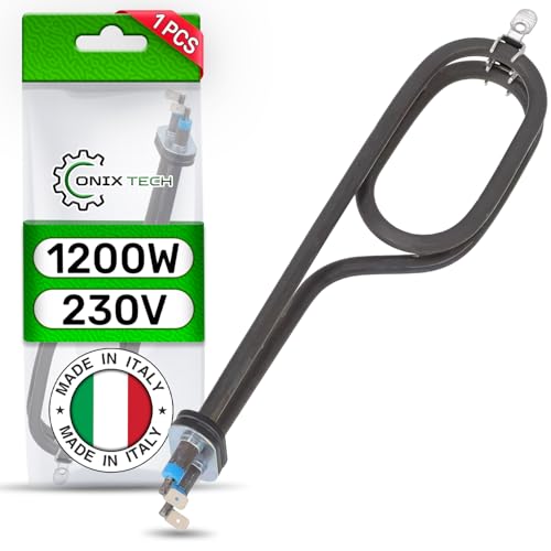 COMPATIBILITÀ - Resistenza lavatrice con codice originale C00268332, C00289764, C00378716, C00382769, 482000088684, 482000090232, 488000378716, V10954225 e adatto per Indesit per Whirlpool per Ariston per Hotpoint per Scholtès