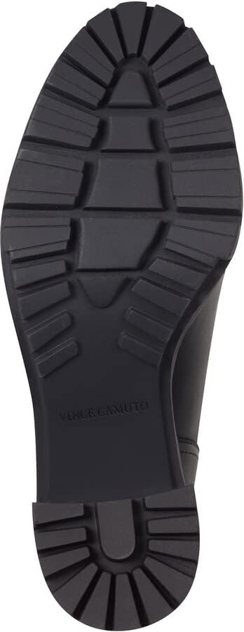 Vince Camuto Donna Black Lace Up Rounded Close Toe Block Heeled Fashion Boots