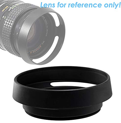 Image of Rainbowimaging LT52 52 mm Vented Metal Hood Shade for Leica Leitz Zeiss Voigtlander Nikon Lens (Black)