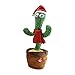Ablerfly Cactus Que Puede Cantar Y Bailar, Juguetes De Peluche Eléctricos para La Decoración del Hogar Y El Juego Infantil, Juguetes De Educación Temprana, Juguetes Educativos