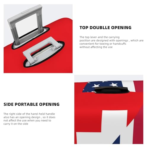 Usa Switzerland For Travel Luggage Cover Suitcase Protector Fits 18-32 Inch Travel Luggage Protector Elastic Luggage Anti-Scratch Suitcase Cover3