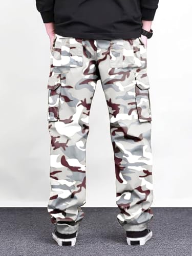 Image of TOPLOT Men's Cargo Pant | Camouflage Design| Multi-Pocket Utility Style | Durable Construction | Comfortable Fit Wear | Functional Everyday Use | Easy Movement Design | Casual, Outdoor & Travel (5236)
