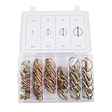 Convient pour de multiples utilisations : pour l'équipement, les remorques et les tondeuses à gazon, cet assortiment d'épingles à nourrice est un ajout essentiel à tout kit d'outils, répondant à une variété de besoins.