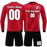 ⚽ 【Plusieurs tailles】 Personnalisez maillot de gardien de but de football avec plusieurs tailles, adaptés aux enfants, aux jeunes et aux adultes. Différentes couleurs, gardien de but de football adapté aux garçons et aux filles, aux hommes et aux femmes.