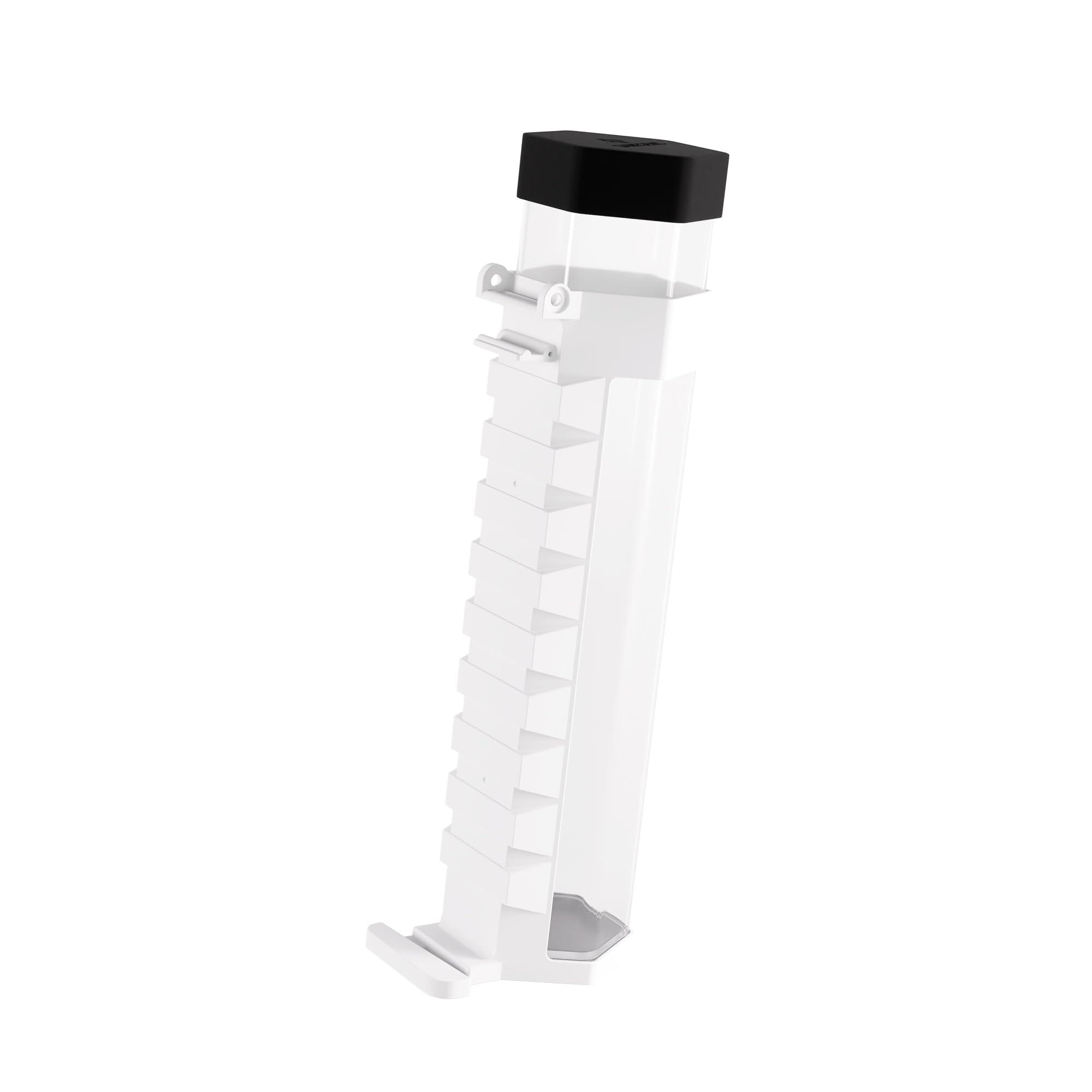 Gamegenic, Game Castle Tube Holder - Bianco 2 supporti incluso un tubo Playmat per tappetino da gioco di dimensioni standard, colore: Bianco