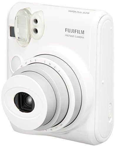 New Model Fuji Instax Mini 50S Piano White Fujifilm Instant Camera #TOP4