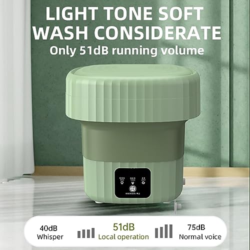 Lave-linge compact pliable contre la corvée du lavage de linge à la main
