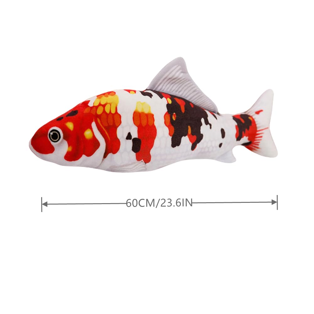 TONGMAN Simulation FishPlushToy Pillow23.6inch/ 60cm Stuffed Animal FishPlush PillowSoft Fish Decorate Pillow - Image 2
