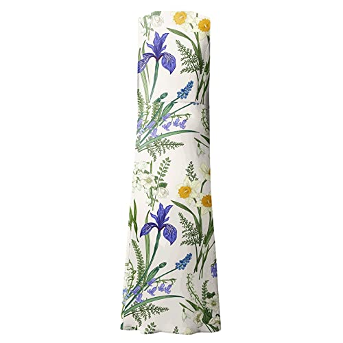 Plus Size Cotton Linen Summer Dresses for Curvy Women 2025 Sleeveless Maxi Vacation Beach Sundresses with Pockets