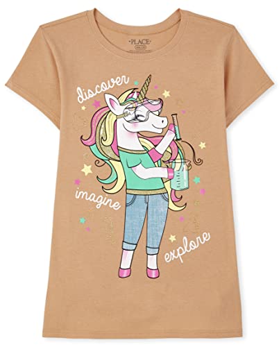 Image of The Children's Place Girls Short Sleeve Graphic T-Shirt