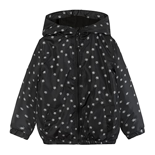 Snow Dreams Girls Boys Rain Jackets Waterproof Raincoat For Kids Lightweight Coats Hooded Windbreakers Black Size 10 #TOP25