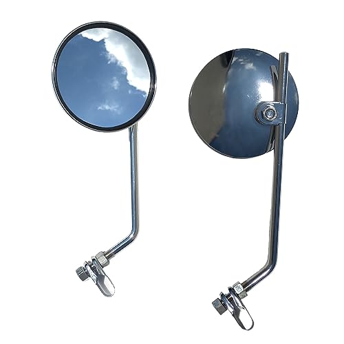 Archnote �o�C�N �N�����v �~���[ 4�C���` ���E���h �ėp ���� ���B���e�[�W�^�C�v �ی` ���E �Z�b�g �N���[�� �V���o�[ 10cm