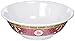 Thunder Group 12-Pack Longevity Collection Rimless Bowl, 11-Inch Diameter, Red