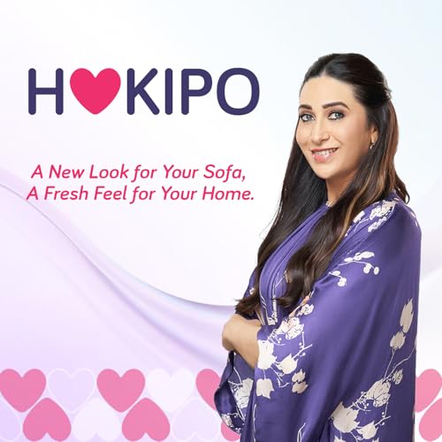 Image of HOKIPO Polyester, Spandex Elastic Stretchable 4 Seater Sofa Cover, Multicolor Geometric Print (AR-4096-D3)