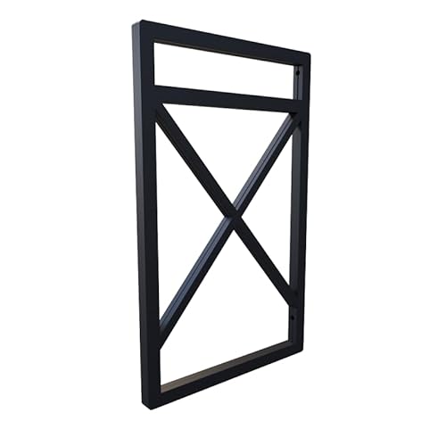 kit 04 Suportes para Prateleira Estilo Industrial 20X37CM Teto Parede (PRETO)