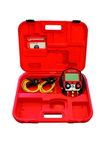 Rothenberger 1000000572 Rocool 600 Tool Box Including 2 Temperature Clamps, Red