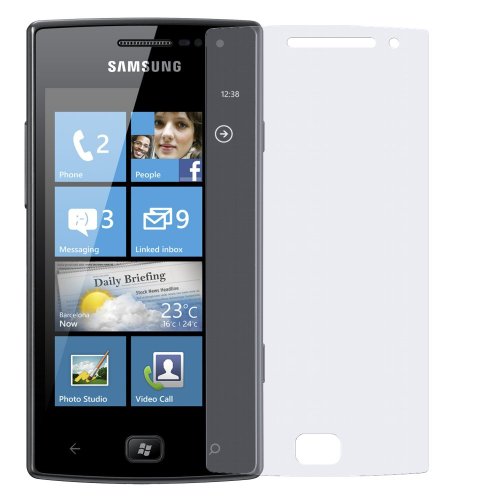 dipos I 2X Protection ecrán Compatible avec Samsung Omnia W i8350 Films de Protection d'écran...