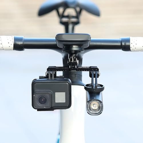 Soporte de extensión para bicicleta ajustable compatible con GPS de ciclismo 6