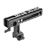 SMALLRIG QR Cheese Nato Side Handle with 15mm Rod Clamp Built-in Cold Shoe for EVF/Microphone Shock Mount- 1688