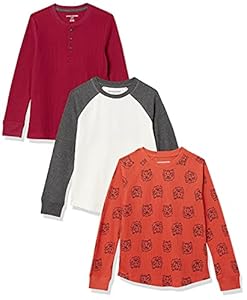 Amazon Essentials Jungen Thermo-T-Shirt 3er-Pack