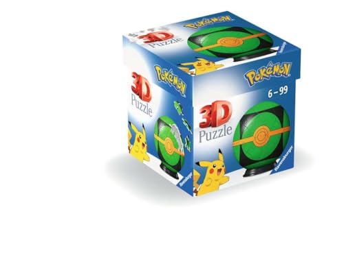 Ravensburger 11626 - Boule de Pokémon Pokéballs - Darkball -Dusk Ball - pour Les Grands et Les Petits Fans de à partir de 6 Ans