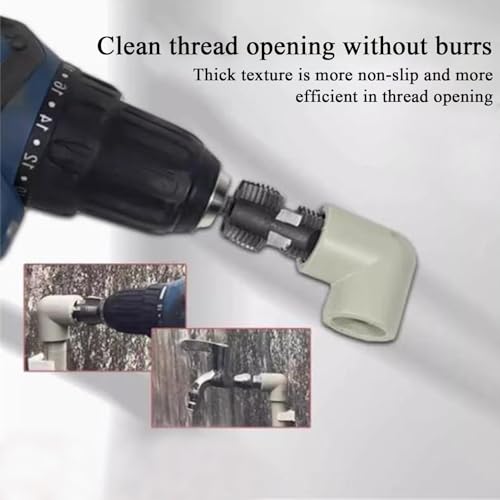 Fosador de tubo de água, ferramenta de fabricante de roscas - 2/1 de polegada e 4/3/3 polegadas de l