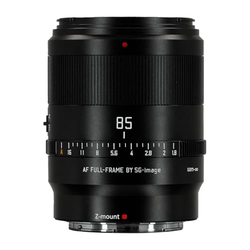 SG-image AF 85mm F1.8 �t���T�C�Y�Ή� Z�}�E���g �j�R��Z�݊� ���]�� �P�œ_ ����a STM �|�[�g���[�g�����Y �u���b�N (2�N�ۏؕt) (�������K�i)