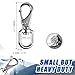 KINLINK 304 Stainless Steel Swivel Snap Hooks, 8 Pack 2.7 Inch Flag Pole Clips, Heavy Duty Spring Snap Hooks for Flagpole Rope, Dog Leash, Keychain, Boat Anchor Rope, Bird Feeder