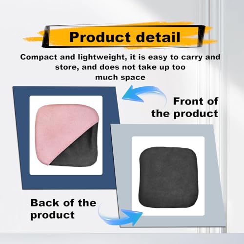 Car Screen Cleaner, Car Accessories Car Screen Wipes, Microfiber Auto Screen Cleaning Pad, Touch Screen Cleaner for Car, Fit for Car Dashboard LCD Display Interior Car Accessories(Pink gray) - Image 3