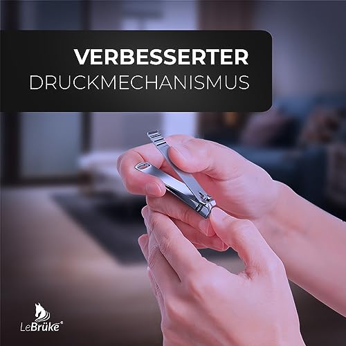 Nagelknipser Lebrüke ® 2er Set, in 2 Größen für glatten Schnitt