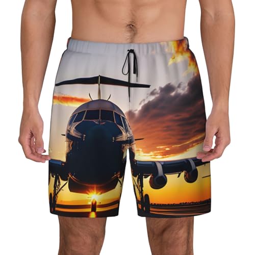 Bañador para surf y fitness playero con diseño de avión Aircraft Plane