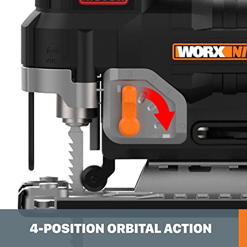 WORX Cordless Jigsaw, 20V Brushless, WX542L - image 4