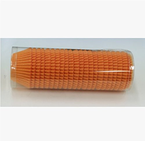 Disposable Standard Cupcake Baking Cups Liners - 600 Per Pack Orange